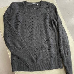 Gap black eyelet sweater 3/$25